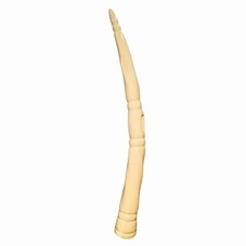 Elephant Tusk Replica, African Traditional Igbo Odu Hand Held Nze/Ozo Hand Staff picture