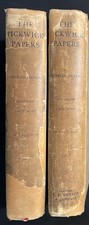 1910 Pickwick Papers Cecil Aldin First American Ed. 2 Vol. Restored Rare DJ Set picture