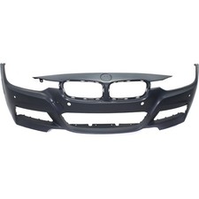Front Bumper Cover For 2013-2016 BMW 328i with M Sport Sensor Holes Cam Primed picture
