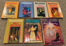 Incarnations of Immortality - Complete 7-Book HC Series Set - Piers Anthony RARE picture