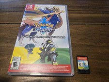 Pokemon Sword + Pokemon Sword Expansion Pass Nintendo Switch Game & Case Tested picture