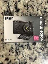 Vintage Braun Voice Memo Type 3867 AB 314 vm Alarm Clock NEW picture