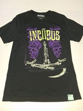Incubus 2022 Tour T Shirt Men's LARGE Double Sided Short Sleeve Used Black picture