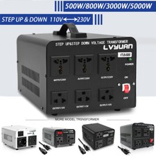 500W-5000W Voltage Transformer Converter Step Up Step Down 110V ⇋ 220V Travel picture