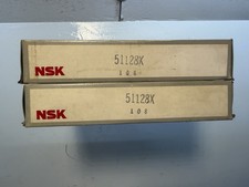 Lot of 2 NSK 51128X Thrust Ball Bearings 140 x 180 x 31mm NOS picture