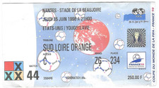 1998 FRANCE FIFA WORLD CUP SOCCER TICKET STUB: USA vs. YUGOSLAVIA (MATCH #44) picture