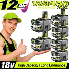 1/2/3/4 PACK 18V 12Ah For P109 One+ Plus High Capacity Battery Lithium-Ion picture