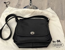 VTG Coach Rambler’s Legacy Black Crossbody bag with Nickel Vintage # 9061 Excell picture