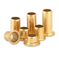 Brass Hollow Tubular Rivets Eyelet Leather Craft Grommet M0.9 to M6 DIY picture