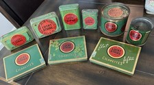 10 different Lucky Strike Empty Vintage Tobacco Tins RA Patterson Richmond VA picture