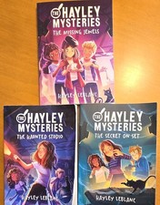 Hayley LeBlanc The Hayley Mysteries 3-Book Paperback Lot Ages 9-12 Mystery picture
