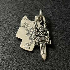 Chrome Hearts Silver Triple Trinket Charm Pendant picture