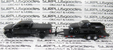 Greenlight 2020 FORD F450 F-450 XL Dually & 1999 F150 SVT LIGHTNING Trailer Set picture