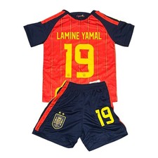 Youth Kid Lamine Yamal 19 Spain Uniform Set picture