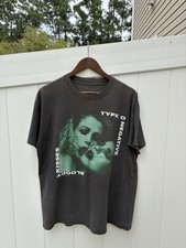 Vintage 1990s Type O Negative Bloody Kisses Thrashed Faded xl Band Tee picture