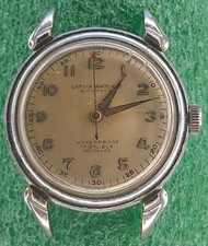 Lot W207 Mens Lathin Watch Co. 17J Automatic Movement Vintage Watch runs as is picture