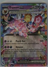 Espeon ex 034/131 Holo Double Rare Prismatic Evolutions Pokemon Near Mint picture