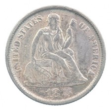 1875-CC Seated Liberty Dime *9999 picture