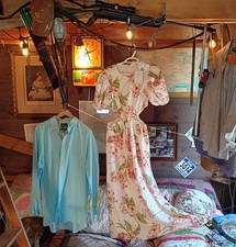 WAYF $189 New With Tags Dress XS?? Floral Print Bare Waist Party Dancing Dining picture