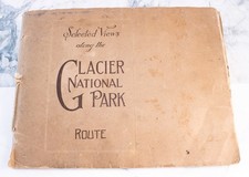 1915 Great Northern Railway Glacier Natl Park Route Photo Folio Antique Rare 1ED picture