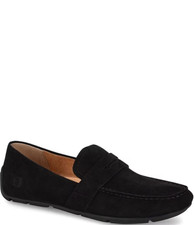 Born Melinda Women’s Loafers Black Suede Comfort Slip-On Shoes picture