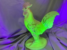 Fenton Burmese Sanded Rooster NIB EUC LE 601/950 George W Fenton & B Hunsche picture
