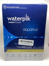 NEW Waterpik Aquarius Water Flosser WP-660C - 7 Tips White for Teeth Cleaning picture