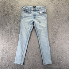 Pacsun Jeans Mens 32x30 Blue Cotton Denim Skinny Travel Workwear Faded Stretch picture