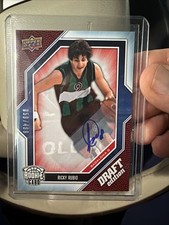 2009-10 UD DRAFT EDITION RICKY RUBIO #11 ROOKIE AUTO /499 TIMBERWOLVES RC🔥📈 picture