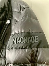 MACKAGE LUIS-RS Men's Lightweight Down Puffer Jacket Black Size 40 NWT picture