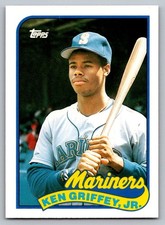 1989 Topps Traded Ken Griffey Jr. Rookie #41T Mariners HOF -- Nm picture