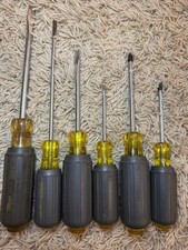 Vintage Stanley USA Screwdriver Set 6 pc Soft Grip  picture