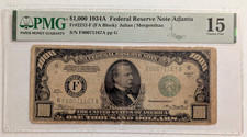 1934A $1000 ~ PMG 15 Choice Fine ~ Comments~ FRN ~ Fr 2212-F ~ ONE THOUSAND Bill picture