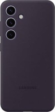 Genuine / Official Samsung Galaxy S24 Silicone Case / Cover - Dark Violet - New picture