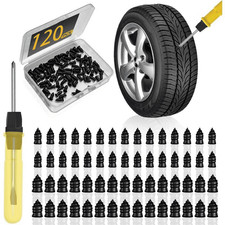 120PCS Tire Repair Rubber Nail, Spiral Rubber Nails Vacuum Tire Repair Kits picture