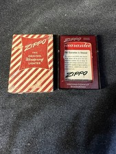 Original Vintage Zippo Candy Stripe Box Only Very Nice Solid Lighter Box picture