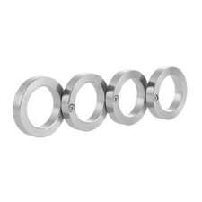 4 pcs. rotatable folding ring stainless steel ring for outdoor hiking Men's picture