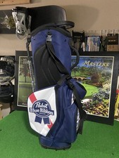 Pabst Blue Ribbon Beer PBR Lightweight Carry Stand Golf Club Bag picture