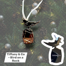 Tiffany & co - Bird on a Rock Holiday Christmas - New Limited Edition Ornament picture