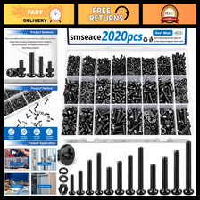 2020Pcs Metric Screw Assortment Kit - M2/M3/M4/M5/M6 Nuts & Bolts for Repairs picture