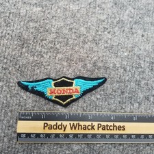 Vintage Honda Wings Patch 70s 80s Motorcycle Racing Missing Threads E1 picture