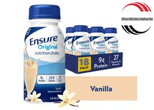 Ensure Original Nutrition Shake, 9g Protein, Vanilla, 8 fl oz - 18 Pack picture