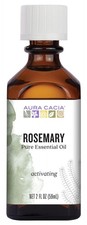 Aura Cacia Rosemary Essential Oil 2 Fl Oz Fresh Herbaceous Aroma Energizing B... picture