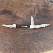 Vtg 1981-1983 Buck 701 Mustang Pocket Knife Pre Date Code Script Logo USA Snap picture