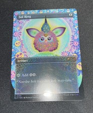 MTG Sol Ring (2330) (Confetti Foil) Borderless R Secret Lair Furby NM picture