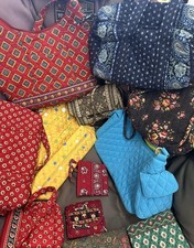 Lot of 13 count Vera Bradley women’s handbag assortment new and vintage picture