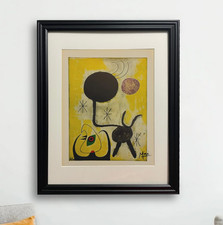 Joan Miro Hand-Signed Original Print With COA and +$3,500 USD Appraisal picture