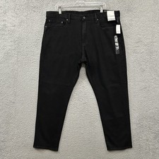 Gap Jeans Mens 38x30 Black Denim Slim GapFlex Stretch Pockets Cotton Adult picture