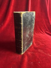 BIBLE. Polyglott Bible. Philadelphia, 1843. Contemporary binding. picture