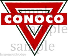 4 INCH CONOCO TRIANGLE DECAL  picture